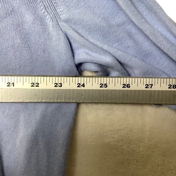 Talbots Plus Sweater Women Size 3X Blue Cotton Blend Pullover Style #KH5348 - Picture 3 of 6